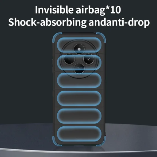 Techsuit - Varázspajzs - Xiaomi Redmi 14C / Poco C75 - Bordó tok - 6