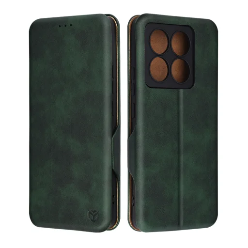 Techsuit - Biztonságos Pénztárca Plus - Xiaomi 14T Pro - Zöld tok - 1