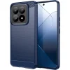 Techsuit - Karbon Szilikon - Xiaomi 14T Pro - Kék tok thumbnail