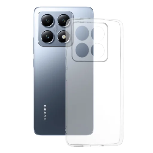 Techsuit - Átlátszó Szilikon - Xiaomi 14T Pro - Átlátszó tok - 1