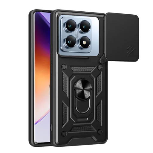 Techsuit - CamShield Sorozat - Xiaomi 14T Pro - Fekete tok - 1