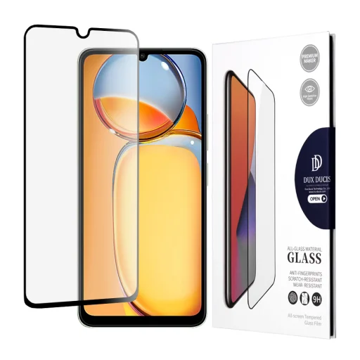 Dux Ducis - Edzett üveg - Xiaomi Redmi 13C 4G / 13C 5G / Poco M6 / C65 - Fekete - 1