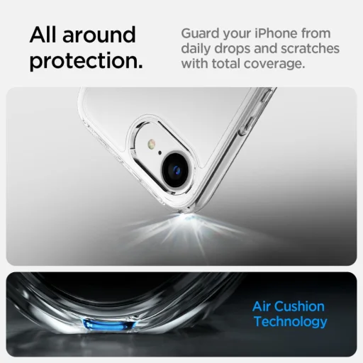  Apple iPhone 16e Spigen Ultra Hybrid átlátszó tok - 14