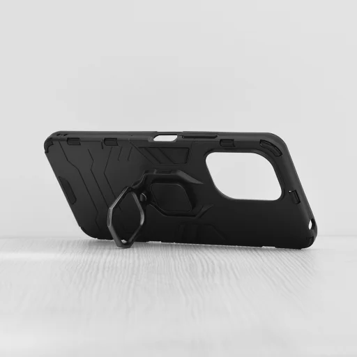 Techsuit - Szilikon Tok - Xiaomi Redmi 13C 4G / 13C 5G / Poco M6 / C65 - Fekete tok - 2