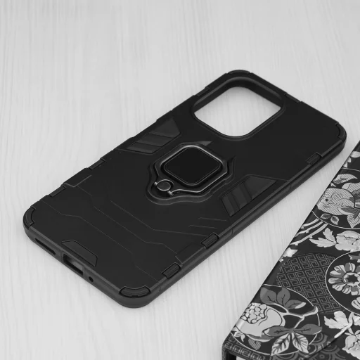 Techsuit - Szilikon Tok - Xiaomi Redmi 13C 4G / 13C 5G / Poco M6 / C65 - Fekete tok - 5