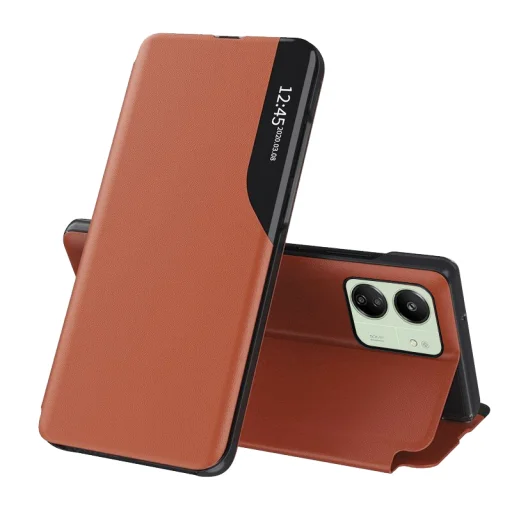  Xiaomi Redmi 13C 4G / 13C 5G / Poco M6 / C65 Narancssárga Techsuit eFold sorozat tok - 1