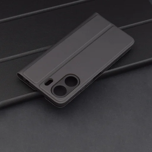 Techsuit - Magskin Könyv - Xiaomi Redmi 13C 4G / C65 - Fekete tok - 2