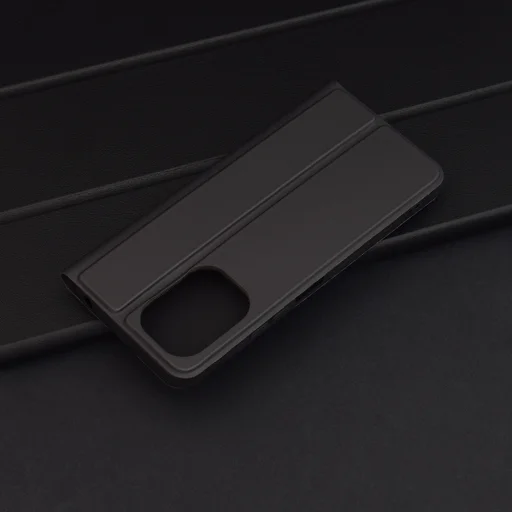 Techsuit - Magskin Könyv - Xiaomi Redmi 13C 4G / 13C 5G / Poco M6 / C65 - Fekete tok - 2
