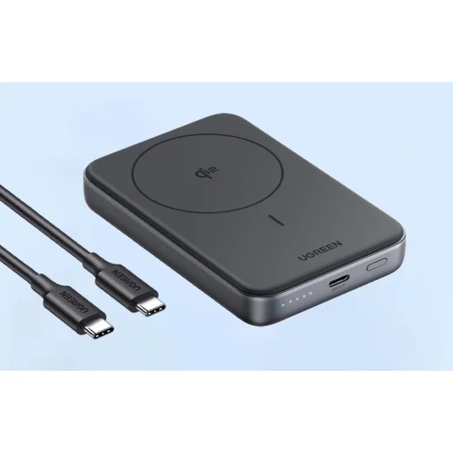 Magnetic Power Bank Ugreen 10000 mAh magsafe fekete-szürke - 8