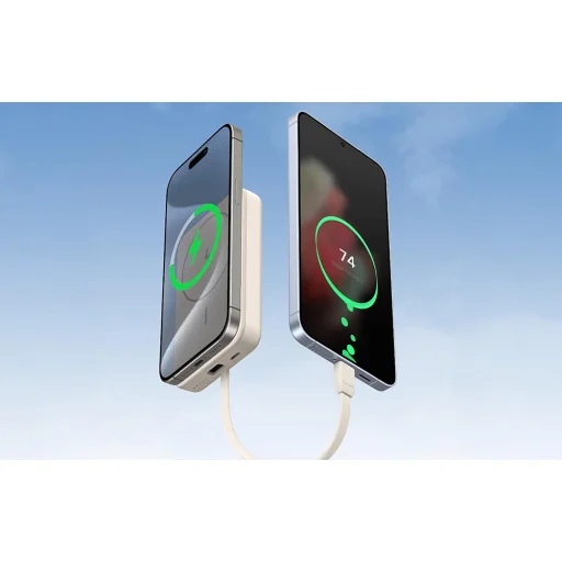 Ugreen mágneses power bank 10000mAh 20W USB-C kábellel - 4