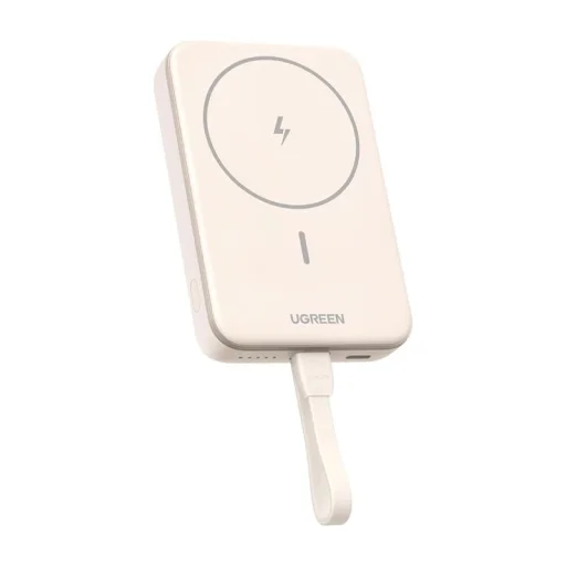 Ugreen mágneses power bank 10000mAh 20W USB-C kábellel - 1