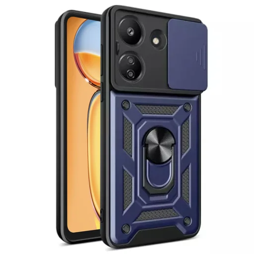  Xiaomi Redmi 13C 4G / Poco C65 Kék Techsuit CamShield sorozat tok - 1