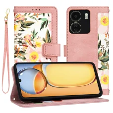 Techsuit - FlipCraft - Xiaomi Redmi 13C 4G / Poco C65 - Édes Rózsaszín tok