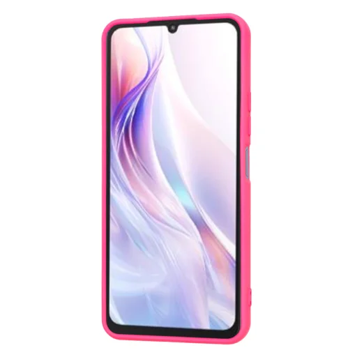 Techsuit - SoftFlex - Xiaomi Redmi 13C 5G / Poco M6 - Rikító rózsaszín tok - 2