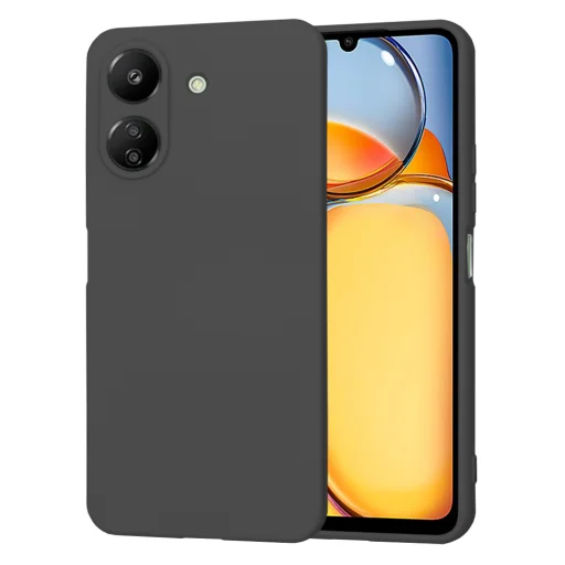  Xiaomi Redmi 13C 4G / Poco C65 Fekete Techsuit SoftFlex tok - 1