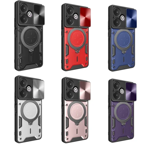 Techsuit - CamGuard Pro - Xiaomi Redmi 13C 5G / Poco M6 - Kék tok - 6