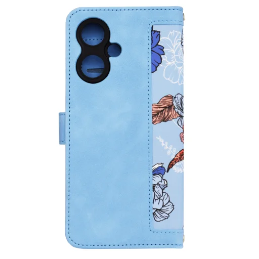 Techsuit - FlipCraft - Xiaomi Redmi 13C 5G / Poco M6 - Életteli Kék tok - 2