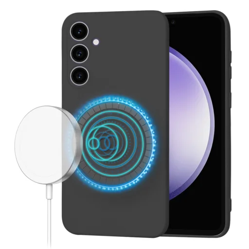 Techsuit - SoftFlex MagSafe - Samsung Galaxy S23 FE - Fekete tok - 1