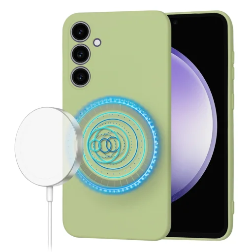 Techsuit - SoftFlex MagSafe - Samsung Galaxy S23 FE - Matcha tok - 1