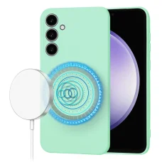 Techsuit - SoftFlex MagSafe - Samsung Galaxy S23 FE - Menta Zöld tok