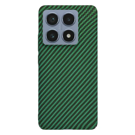 Techsuit - Carbonite FiberShell - Xiaomi 14T Pro - Zöld tok - 3