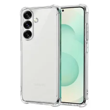 Techsuit - Ütésálló Átlátszó Szilikon Tok - Samsung Galaxy S25 Plus - Átlátszó tok