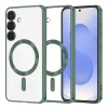 Samsung Galaxy S25 tmavozelené prémiové krištáľové MagSafe puzdro Techsuit thumbnail
