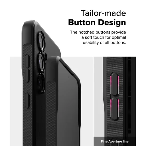  Ringke - Onyx - Samsung Galaxy S24 FE - Fekete tok - 3