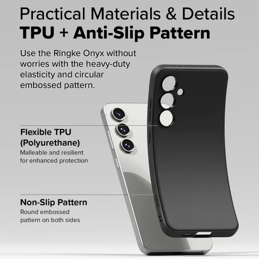  Ringke - Onyx - Samsung Galaxy S24 FE - Fekete tok - 5