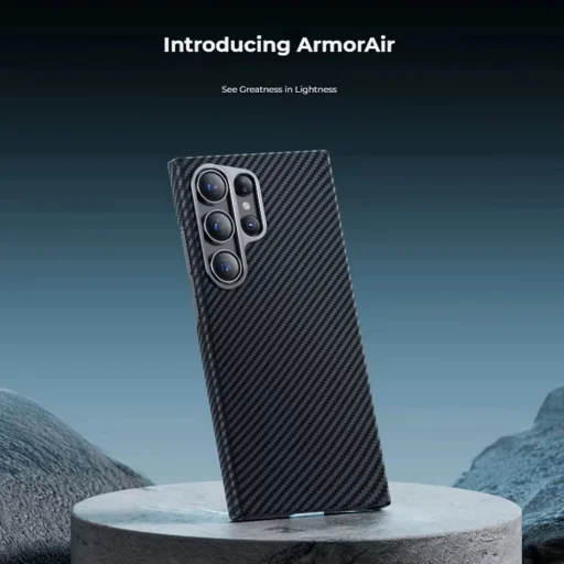  Edizard - Air MagSafe tok - Samsung Galaxy S23 Ultra - Fekete - 6