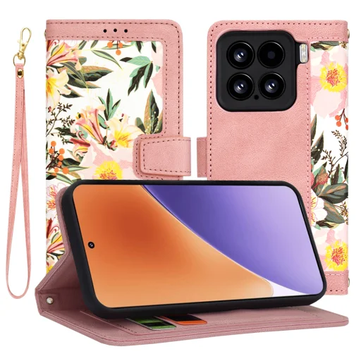 Techsuit - FlipCraft - Xiaomi 15 - Édesrózsaszín tok - 1