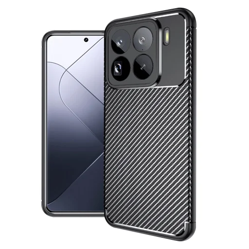 Techsuit - KarbonSzál - Xiaomi 15 Pro - Fekete tok - 1