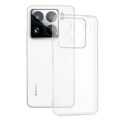 Techsuit - Átlátszó Szilikon - Xiaomi 15 Pro - Átlátszó tok - 1
