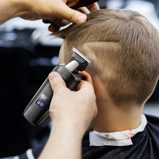 HOCO elektromos hajvágó digitális kijelzővel HP23 fekete - 5