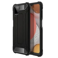  Techsuit - Hibrid Páncél - Samsung Galaxy A12 / A12 Nacho - Fekete tok