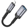 HOCO adapter iPhone Lightning 8-pin (férfi) USB (női) 3.0 UA24 fekete, thumbnail