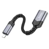 HOCO adapter iPhone Lightning 8-pin (férfi) USB (női) 3.0 UA24 fekete, thumbnail