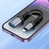 HOCO adapter iPhone Lightning 8-pin (férfi) USB (női) 3.0 UA24 fekete, thumbnail