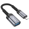 HOCO adapter iPhone Lightning 8-pin (férfi) USB (női) 3.0 UA24 fekete, thumbnail