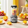 HOCO elektromos gyümölcscentrifuga turmixgép 1,5L HE32 fekete thumbnail