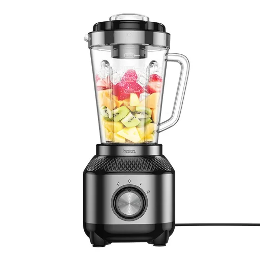 HOCO elektromos gyümölcscentrifuga turmixgép 1,5L HE32 fekete - 2
