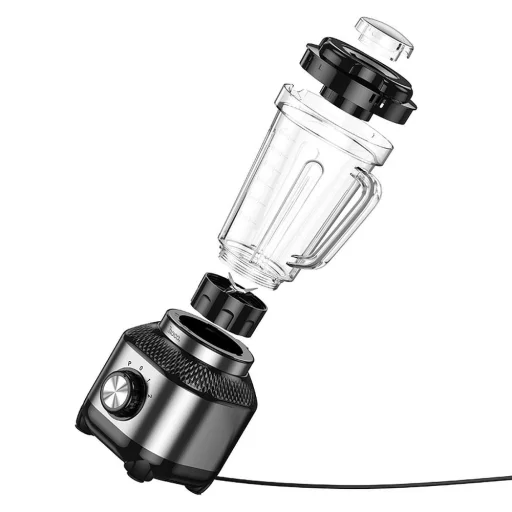 HOCO elektromos gyümölcscentrifuga turmixgép 1,5L HE32 fekete - 5