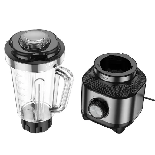 HOCO elektromos gyümölcscentrifuga turmixgép 1,5L HE32 fekete - 6