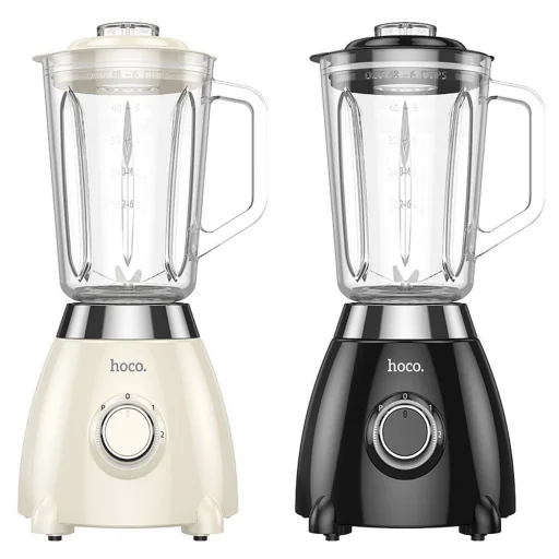 HOCO elektromos retro gyümölcscentrifuga turmixgép 1,5L tejesfehér - 3