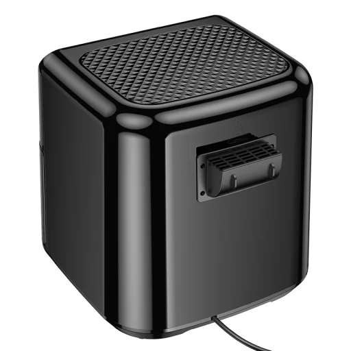 HOCO érintőképernyős és ablakos forrólevegős sütő 8L 1700W HE21 fekete - 4