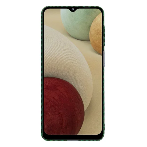  Techsuit - Carbonite FiberShell - Samsung Galaxy A12 / A12 Nacho / M12 / F12 - Zöld tok - 2