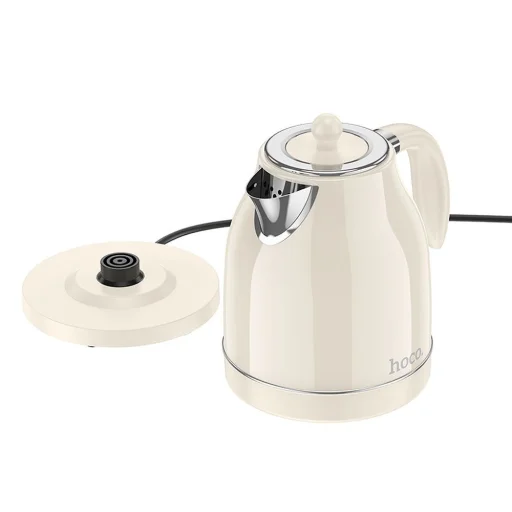 HOCO retro elektromos vízforraló 1,7L HE10 tejesfehér - 1