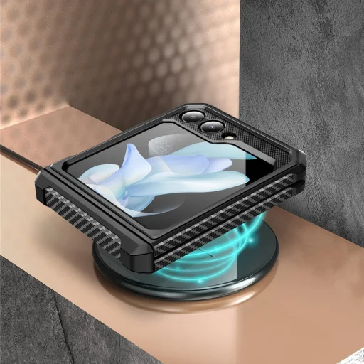  Samsung Galaxy Z Flip5 Fekete Supcase - Unicorn Beetle Pro tok - 6