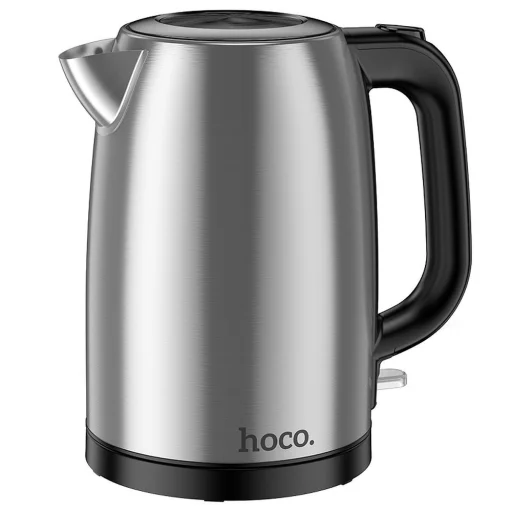 HOCO rozsdamentes acél vízforraló 1,7L HE12 rozsdamentes acél - 1