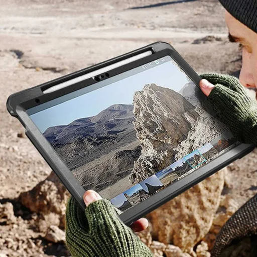  iPad 10 (2022) 10.9 / iPad 11 2025 Fekete Supcase Unicorn Beetle Pro tok - 6